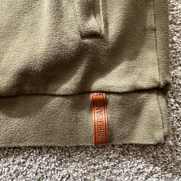 & Ampersand Camo and Green Double Hooded Hoodie - Picture 5 of 5